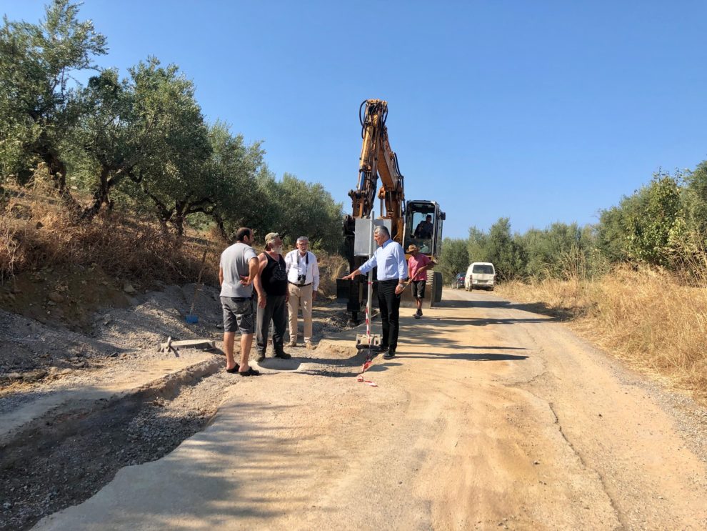 Σε εξέλιξη το έργο βελτίωσης του  αρδευτικού δικτύου Χανδρινού – Πλατανόβρυσης