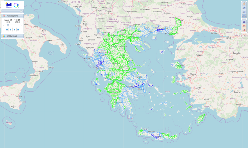 Κακοκαιρία και οδικό δίκτυο: Τα δύσκολα πέρασαν για τη Μεσσηνία σύμφωνα με την Πολιτική Προστασία