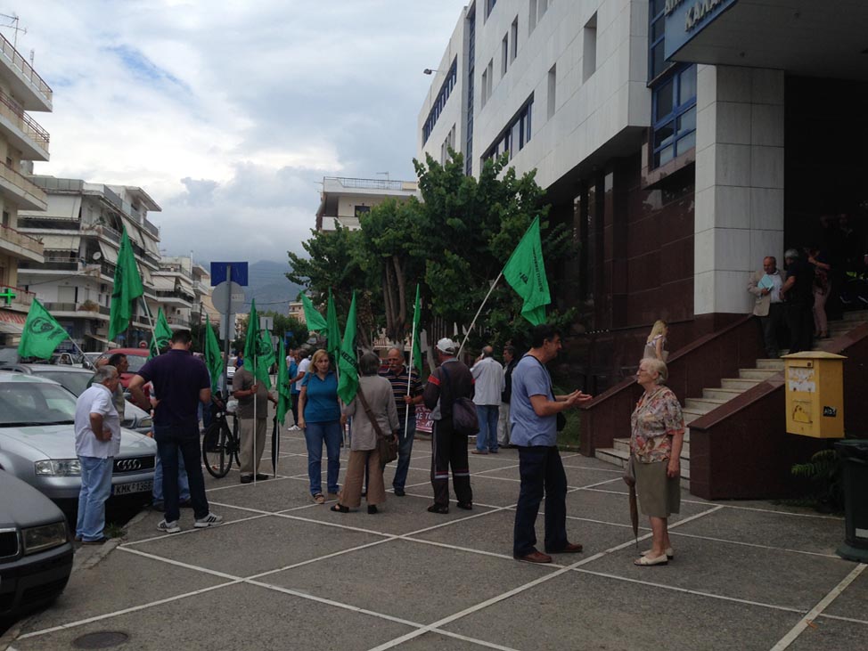 Αγρότες στη Μεσσηνία ζήτησαν να σταματήσει  η ποινικοποίηση των αγώνων τους