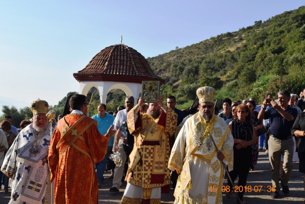 H εορτή Κοιμήσεως της Θεοτόκου στην Ιερά Μονή Βουλκάνου Μεσσηνίας