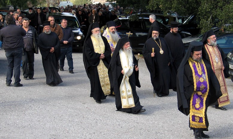 Η Εξόδιος Ακολουθία του πρ. Ηγουμένου της Ι. Μ. Βουλκάνου