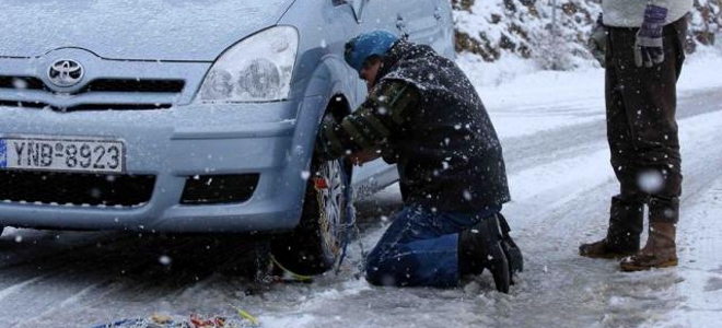 Σε ποιους δρόμους της Περιφέρειας Πελοποννήσου απαιτούνται αλυσίδες