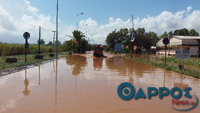 Κλειστός ο δρόμος για τη Μεσσήνη