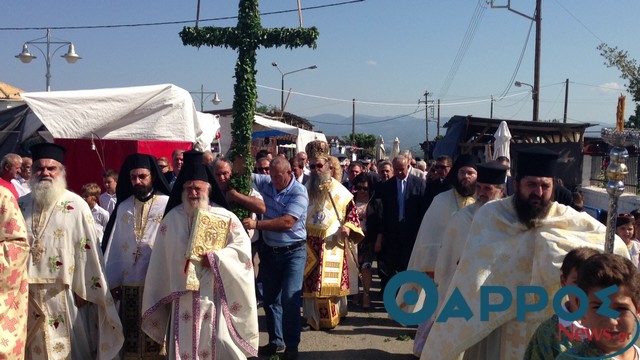 Με ευχές για επούλωση πληγών της κακοκαιρίας η γιορτή του Τιμίου Σταυρού στην Κυπαρισσία