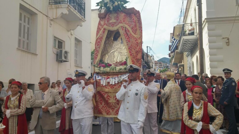 Με λαμπρότητα ο εορτασμός της Παναγίας της Μυρτιδιώτισσας στην Πύλο (φωτογραφίες)