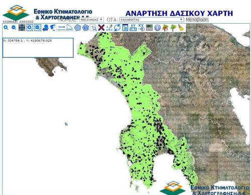 Δάσος τα προβλήματα από τους δασικούς χάρτες