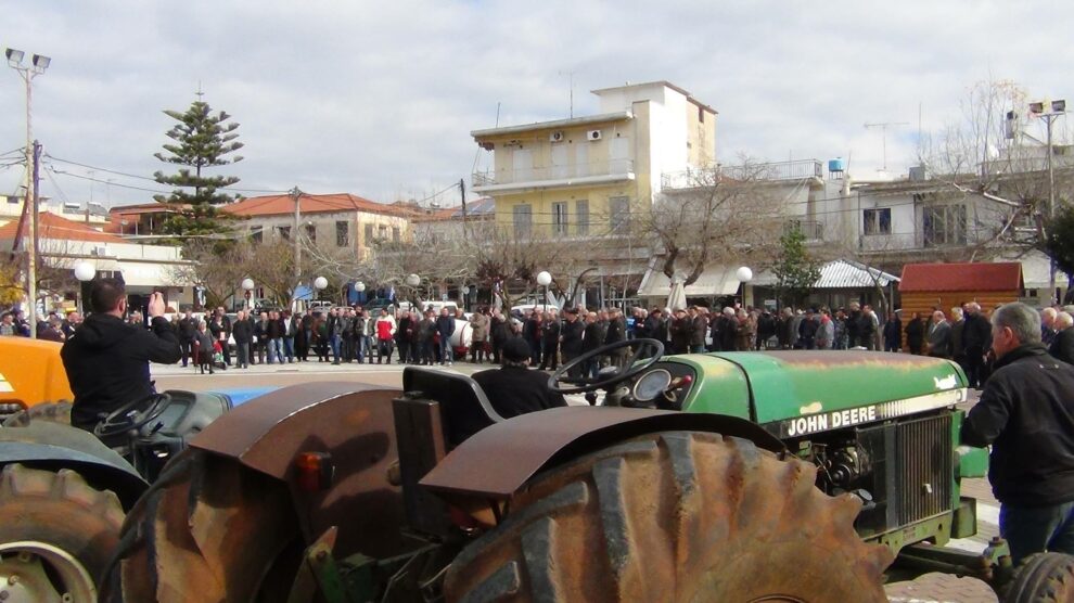 Αγροτικό συλλαλητήριο στους Γαργαλιάνους (φωτογραφίες)