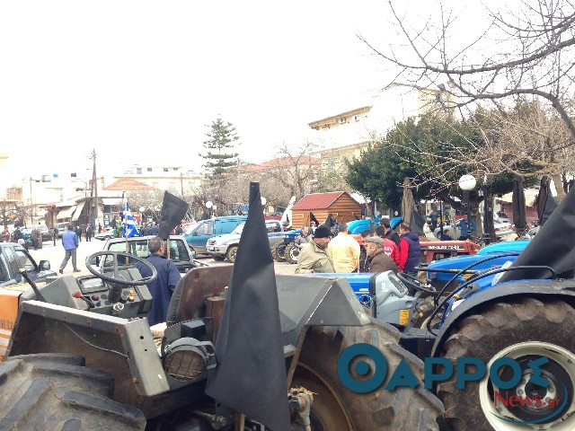 Στον αγώνα με τα τρακτέρ οι αγρότες των Γαργαλιάνων!