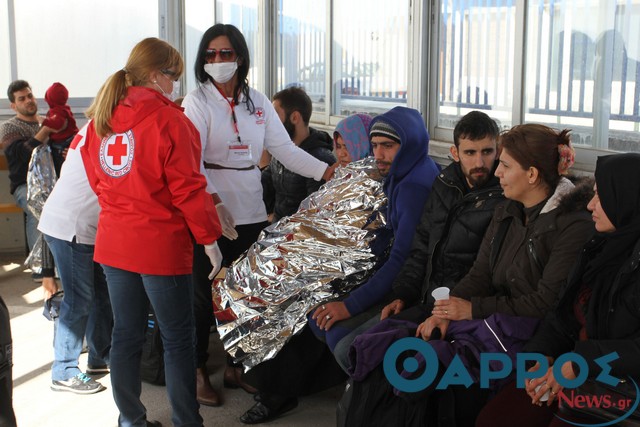 Ολοκληρώθηκε η φροντίδα στους πρόσφυγες από το Τμήμα Ελληνικού Ερυθρού Σταυρού Καλαμάτας