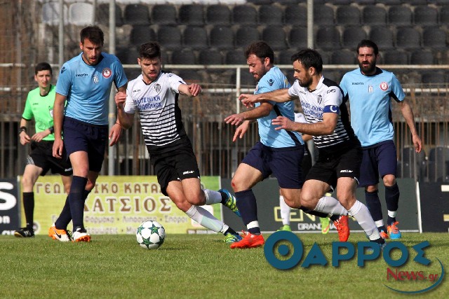 Ισόπαλο 1-1 το ντέρμπι Καλαμάτα-Αναγέννηση