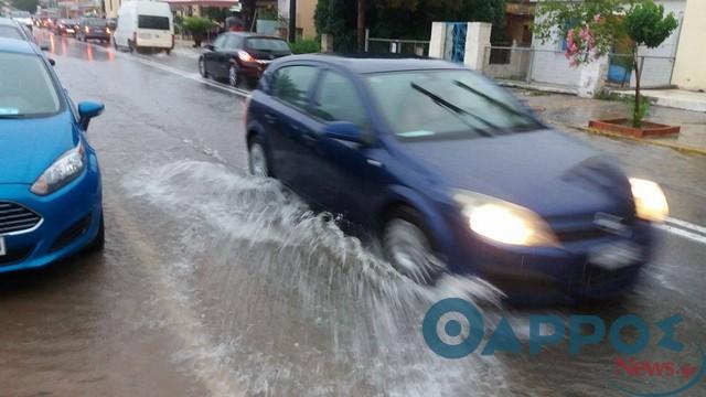 Απροσπέλαστοι οι δρόμοι της Καλαμάτας από την κακοκαιρία! (φωτογραφίες & βίντεο)