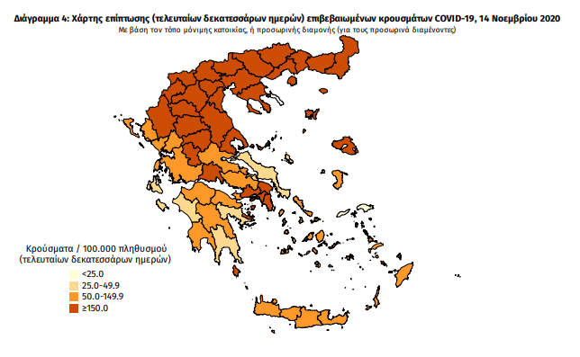 7 νέα κρούσματα κορωνοϊού στη Μεσσηνία – Η γεωγραφική κατανομή