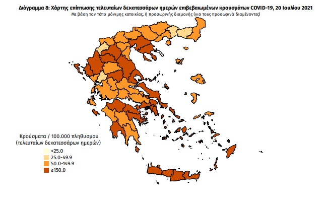 Κορωνοϊός: 48 νέα κρούσματα στη Μεσσηνία – 3.565 σε όλη την Ελλάδα