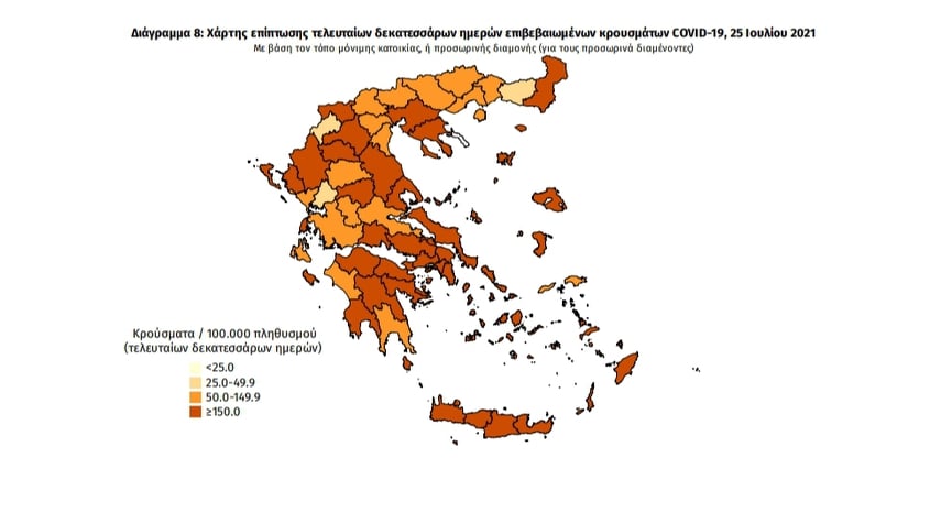 Κορωνοϊός: 13 νέα κρούσματα στη Μεσσηνία – 1.553 σε όλη την Ελλάδα