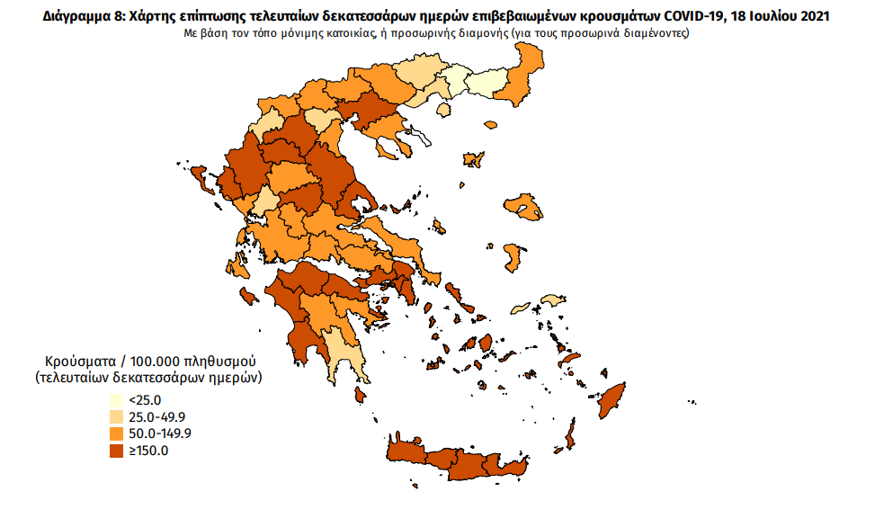 Κορωνοϊός: 1.558 νέα κρούσματα, τα 10 στη Μεσσηνία – Γεμίζει ξανά η κλινική του Νοσοκομείου