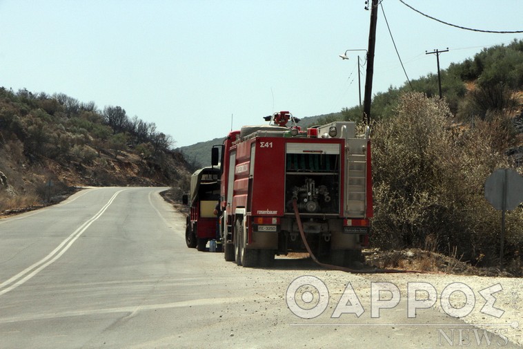 Πρόλαβαν και έσβησαν τη νέα φωτιά στην Καλλιρρόη