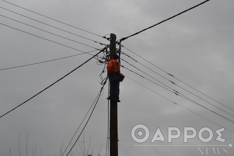 Διακοπή ηλεκτρικού ρεύματος σε περιοχές του Δήμου Μεσσήνης