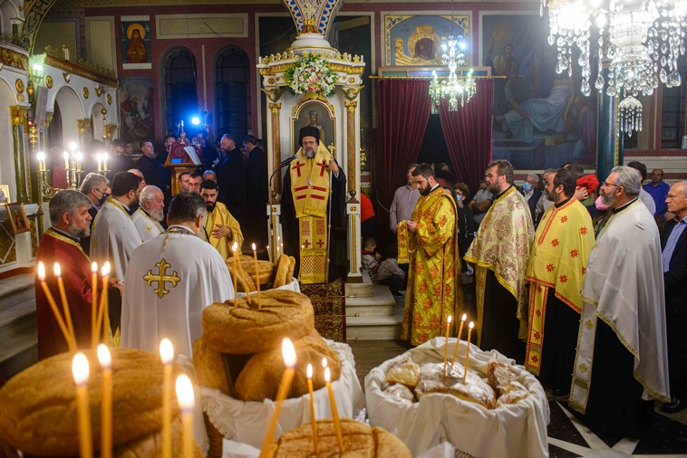 Ο Εσπερινός του Αγίου Δημητρίου στη Μητρόπολη Μεσσηνίας