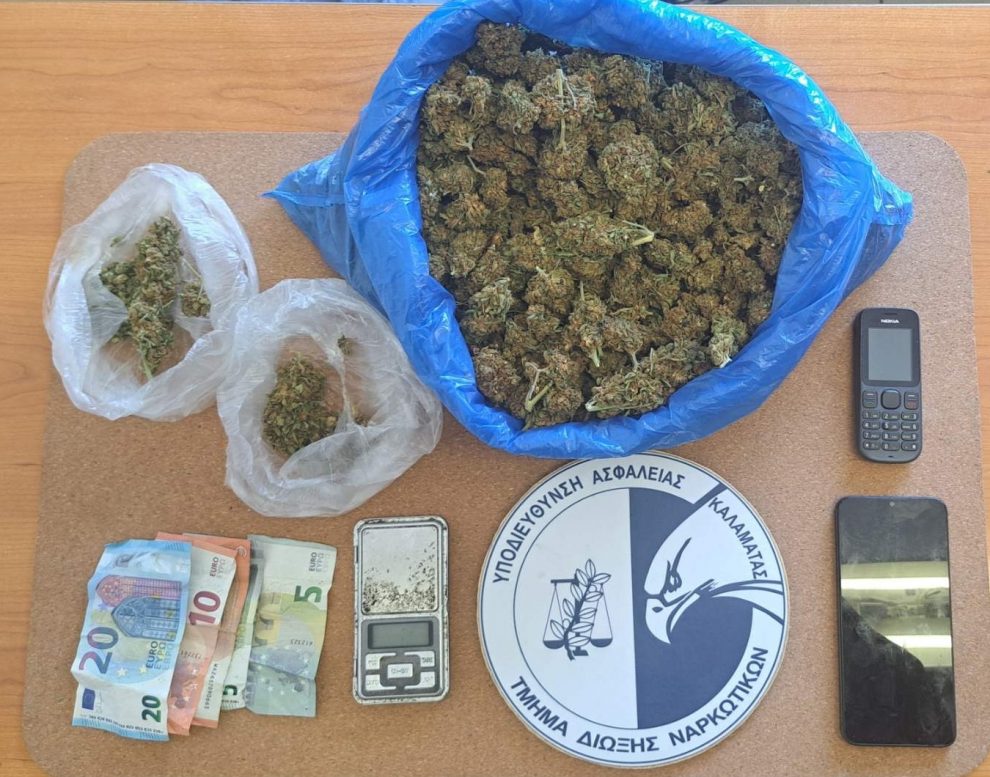 Σύλληψη δύο ατόμων κατά την αγοραπωλησία ναρκωτικών – Κατασχέθηκε πάνω από μισό κιλό χασίς