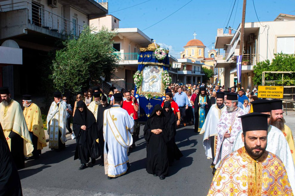 Αναχώρησε για το μοναστήρι της η Ιερά Εικόνα της Παναγίας της Δημιοβίτισσας