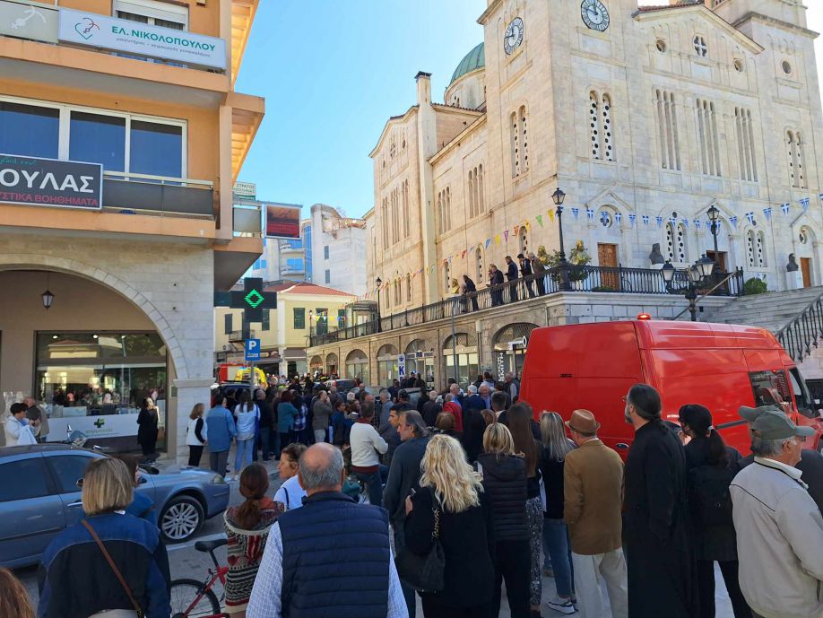 Εργατικό δυστύχημα στον μητροπολιτικό ναό της Τρίπολης