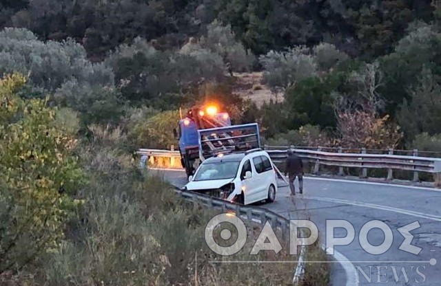 Τροχαίο στις στροφές της Τσακώνας