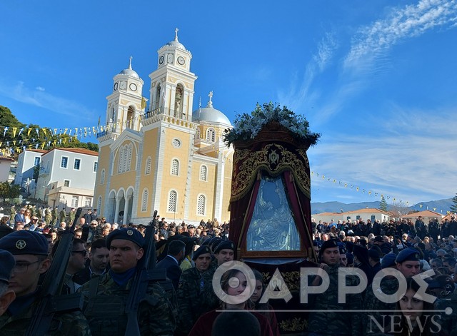 Σήμερα η Καλαμάτα εορτάζει την πολιούχο και προστάτιδά της Παναγία Υπαπαντή