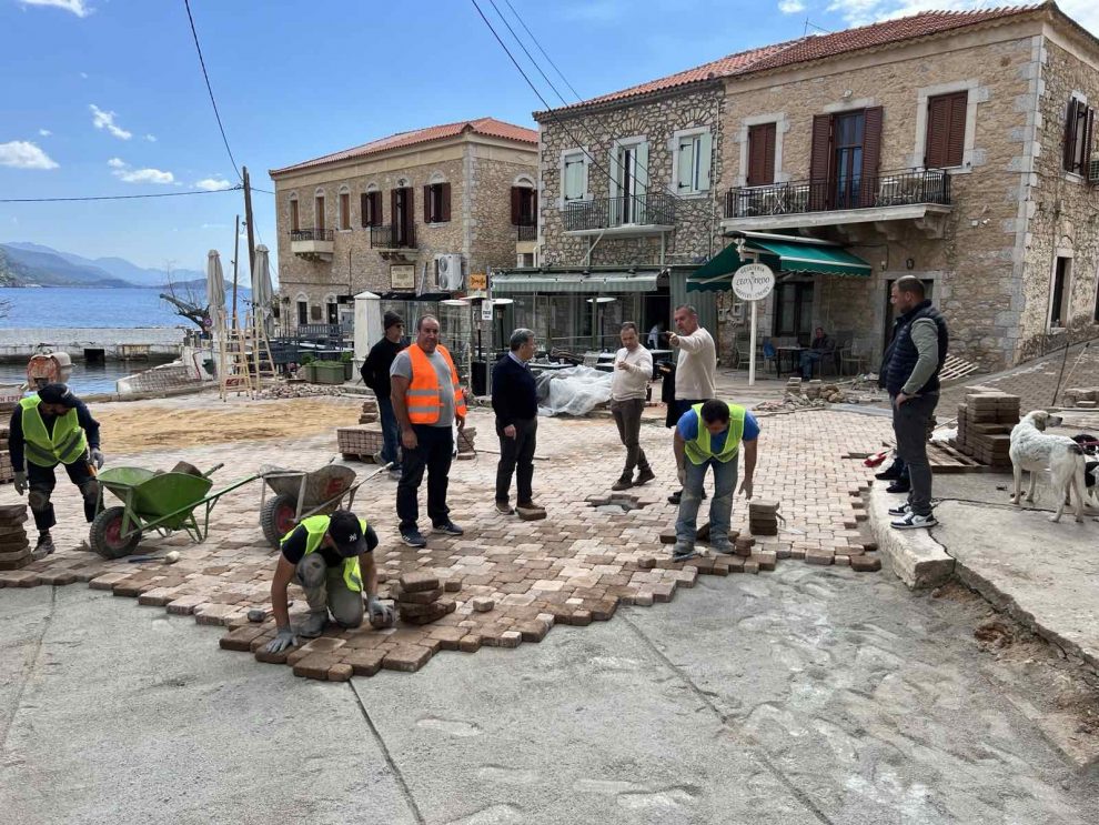 Αυτοψία Στάθη Αναστασόπουλου  σε έργα του Δήμου Δυτικής Μάνης