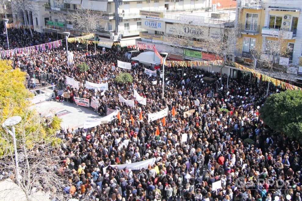 Καλαμάτα: Περισσότεροι από δεκαπέντε χιλιάδες κόσμου  διατράνωσαν για απόδοση Δικαιοσύνης