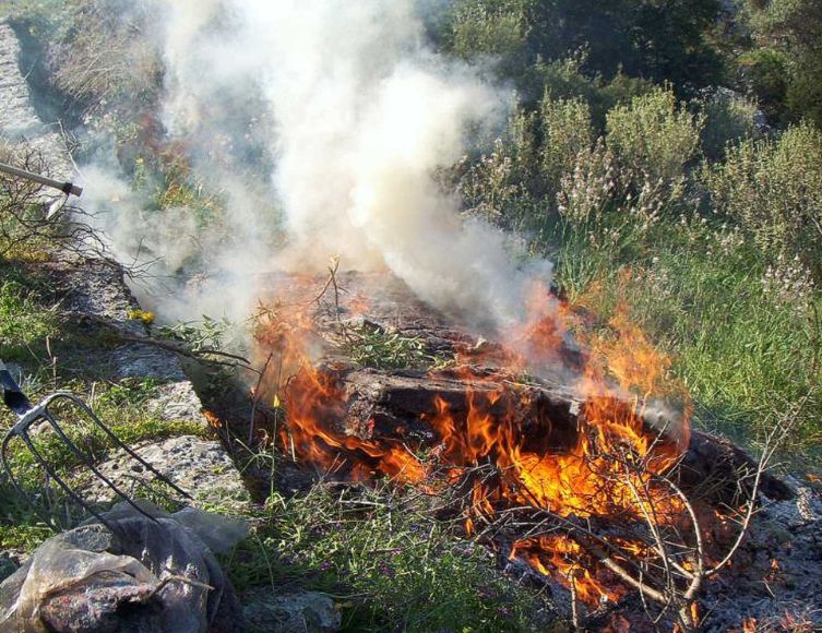 Απαγορεύεται η καύση και  στη Μεσσηνία μέχρι τις 17 Μαρτίου